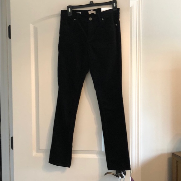 LOFT Denim - Black brushed velvet jeans